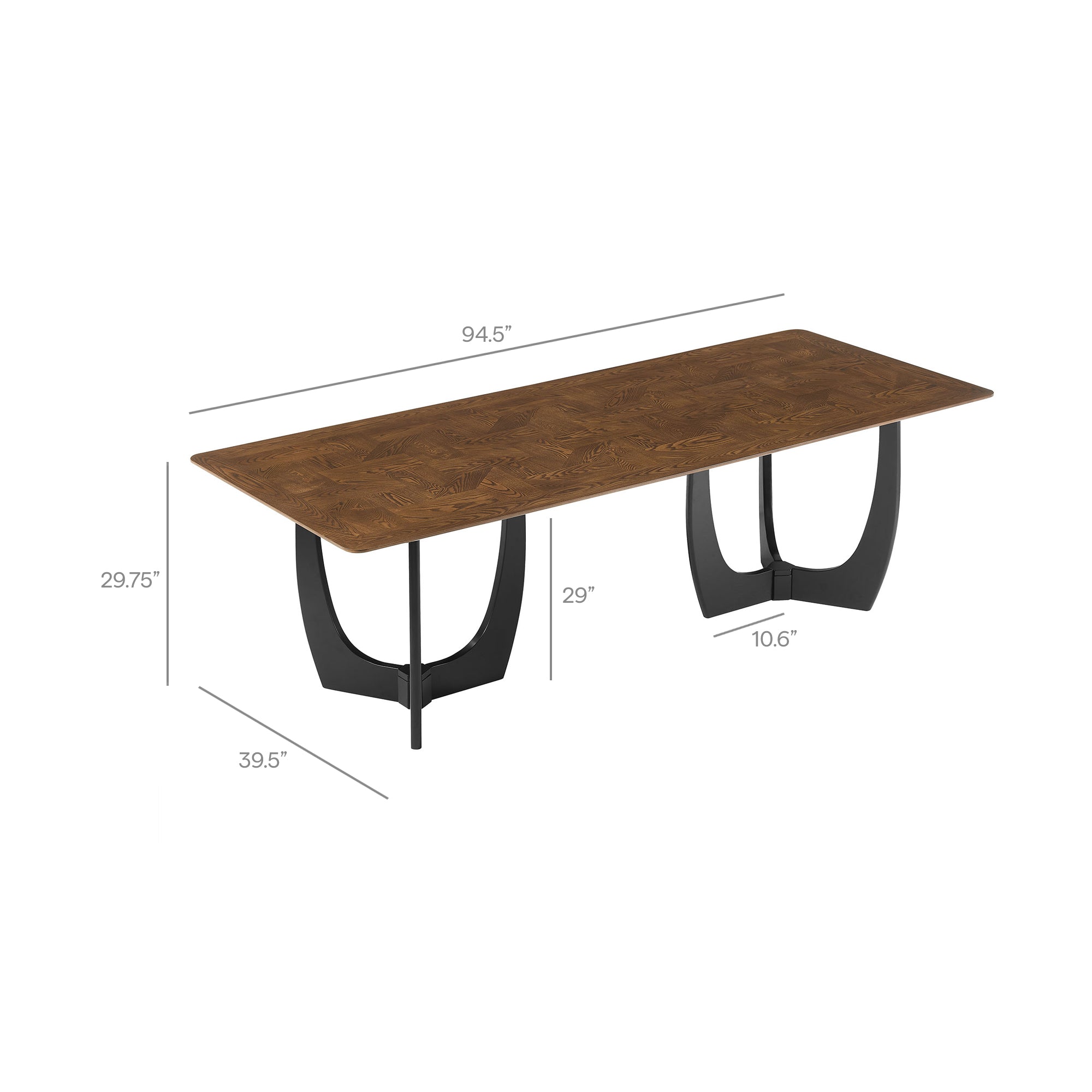 Wrenly 94" Dining Table by Modway - Image 10