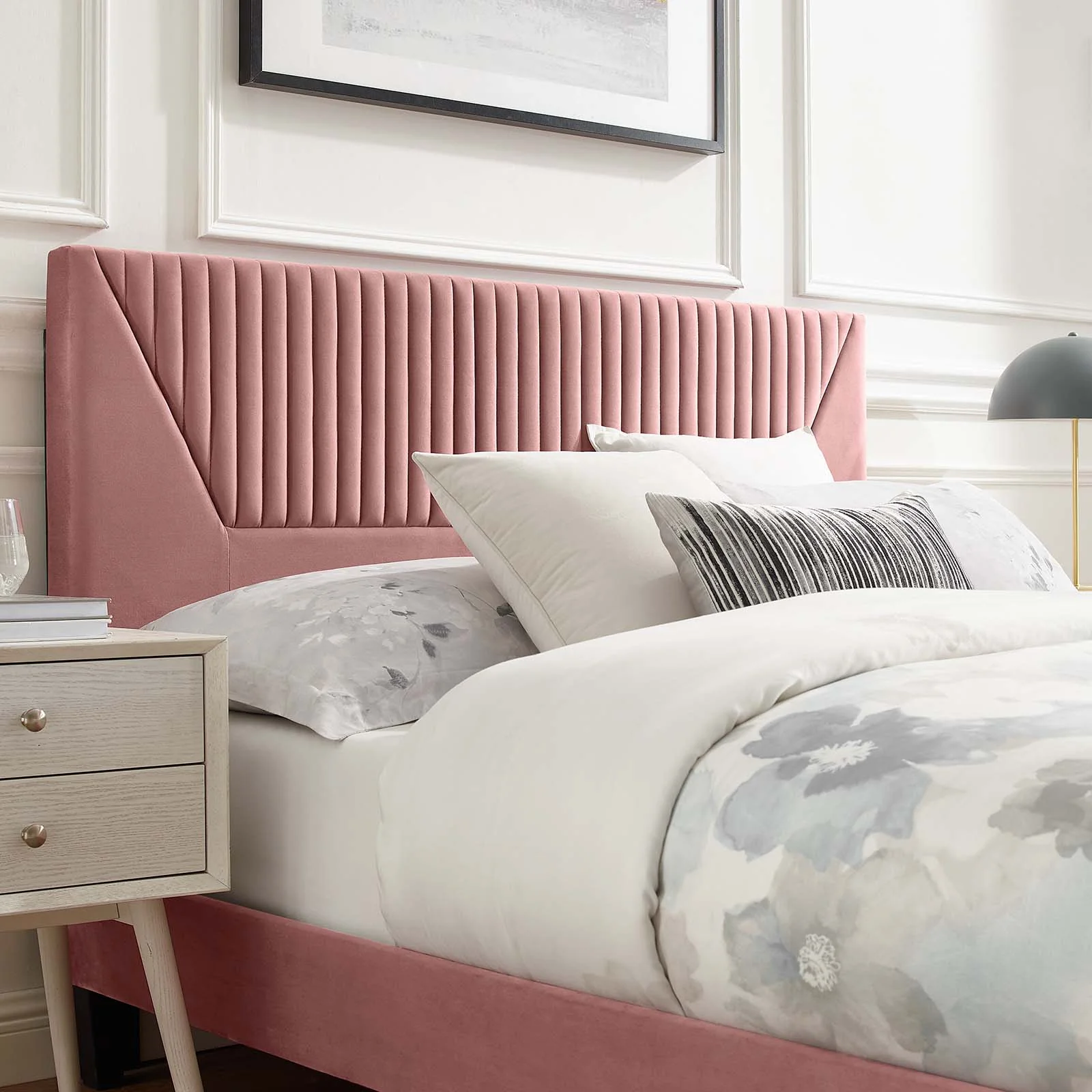 Yasmine Channel Tufted Performance Velvet Full Platform Bed By Modway - MOD-7000 - Image 15