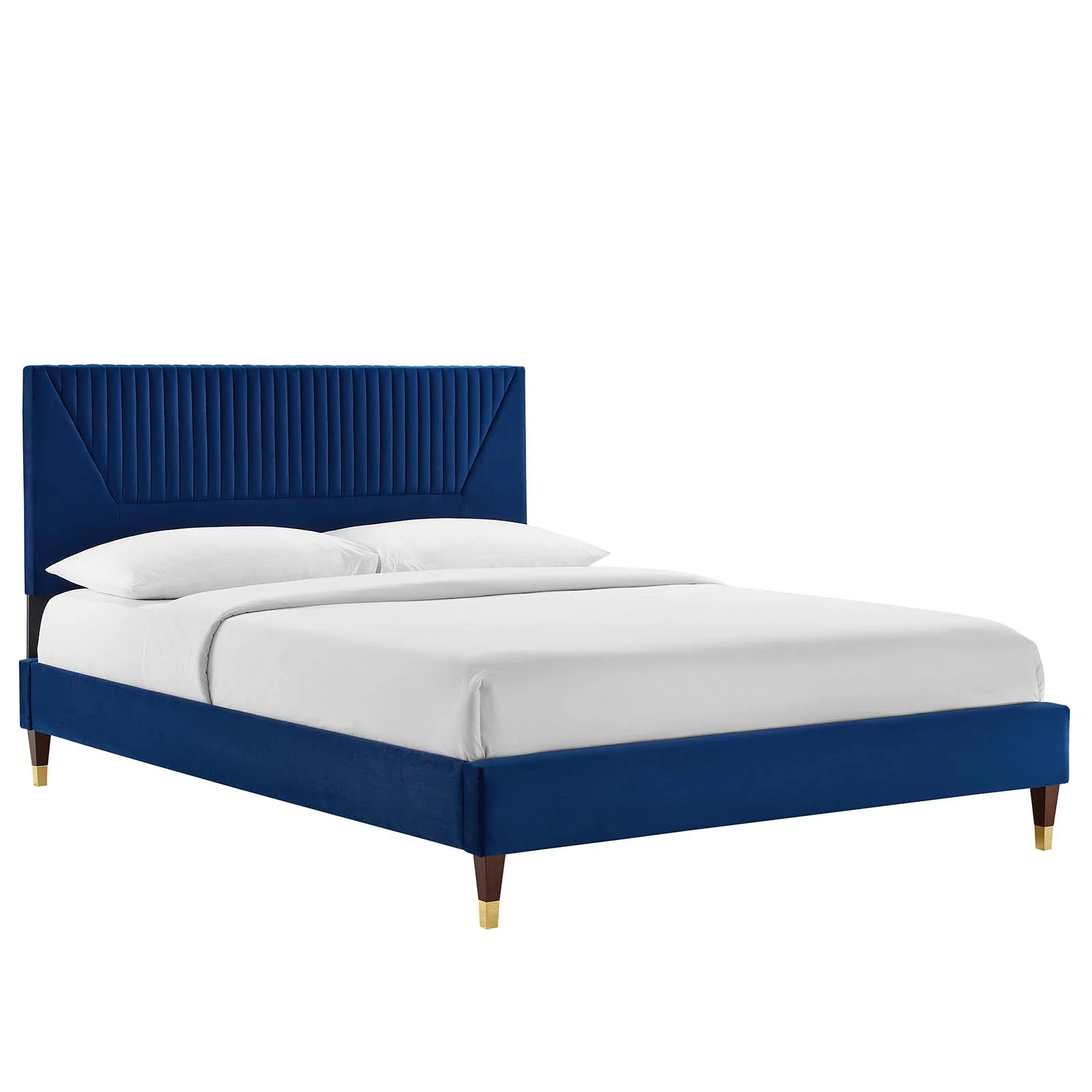 Yasmine Channel Tufted Performance Velvet King Platform Bed By Modway - MOD-7008 - Image 17