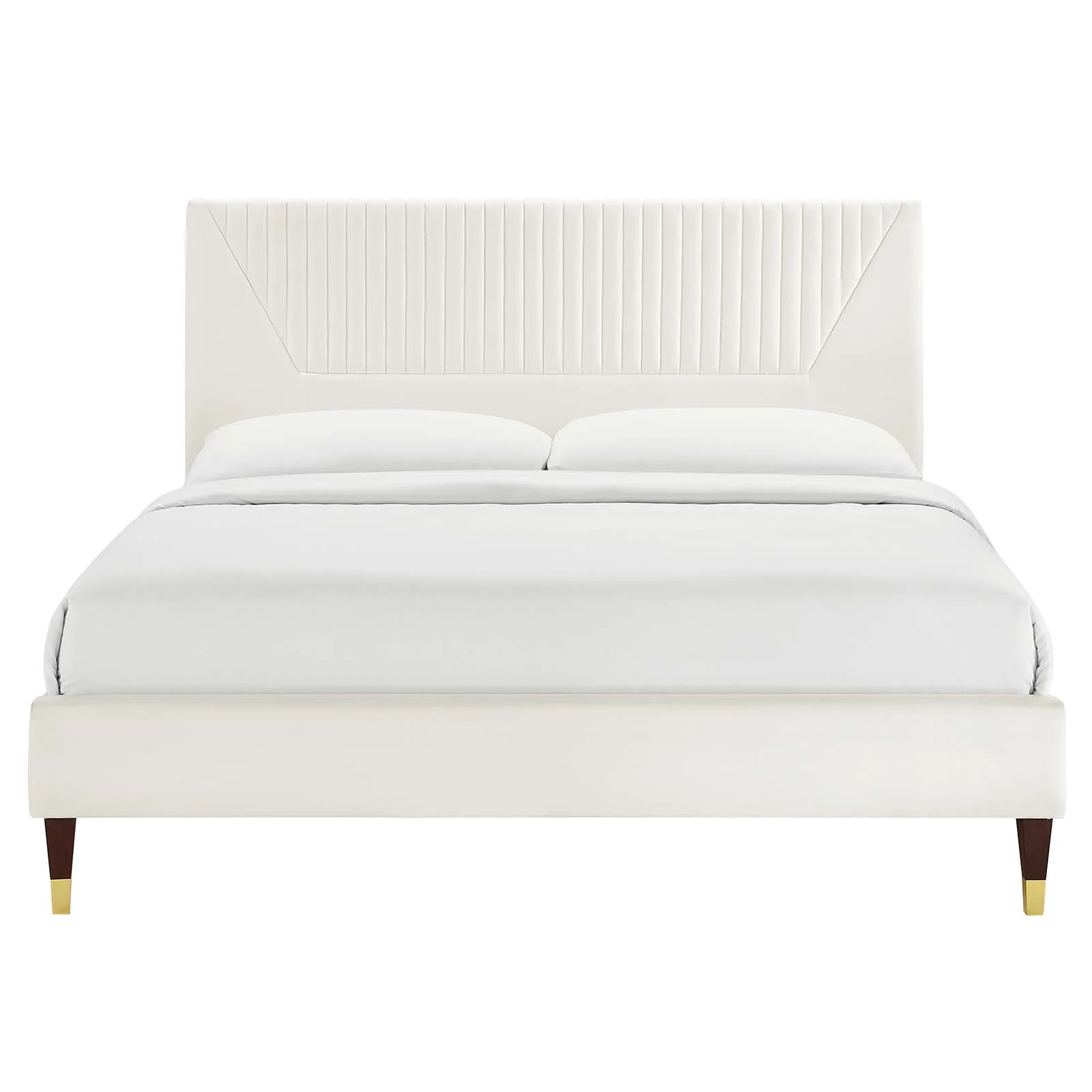 Yasmine Channel Tufted Performance Velvet Queen Platform Bed By Modway - MOD-6972 - Image 27