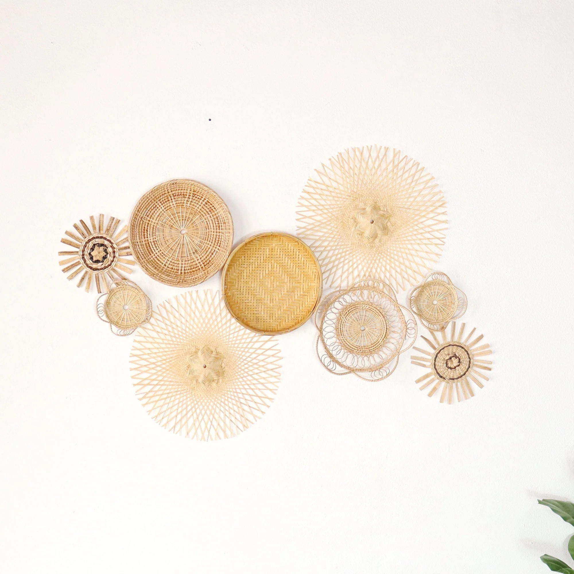 Yo Si Ta - Wall Hanging DeCor Set Of 9 By Thaihome