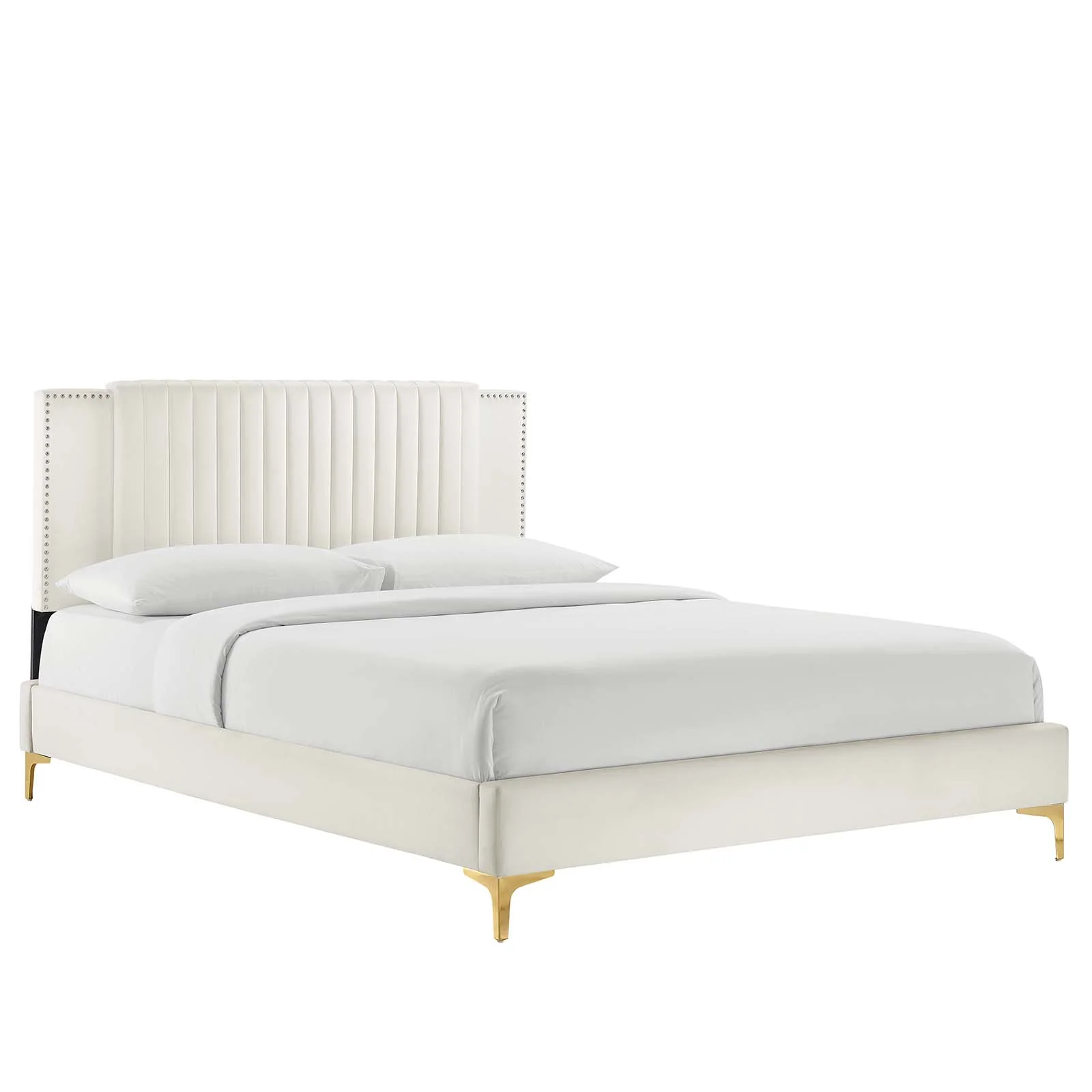 Zahra Channel Tufted Performance Velvet Queen Platform Bed By Modway - MOD-6978 - Image 25