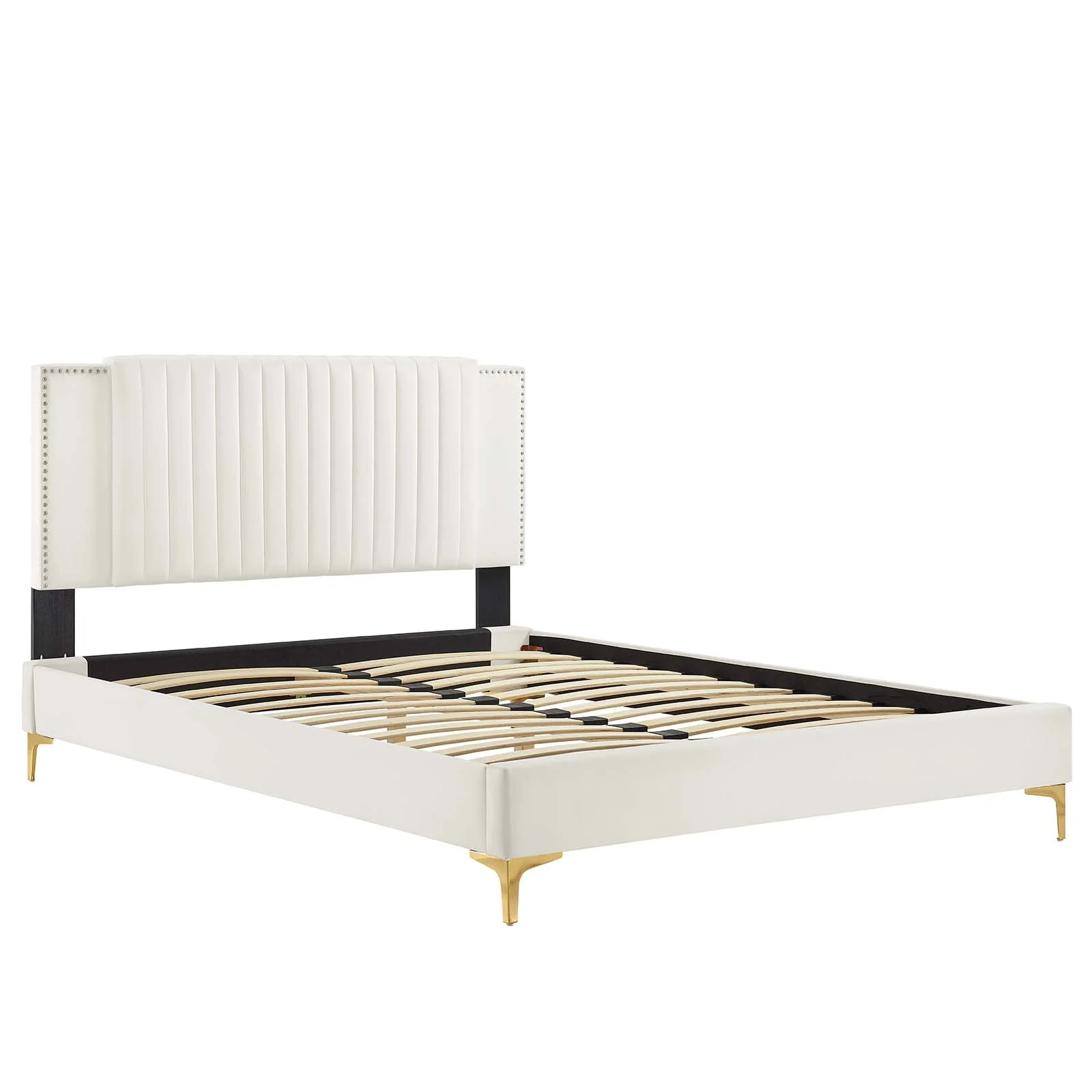 Zahra Channel Tufted Performance Velvet Queen Platform Bed By Modway - MOD-6978 - Image 28
