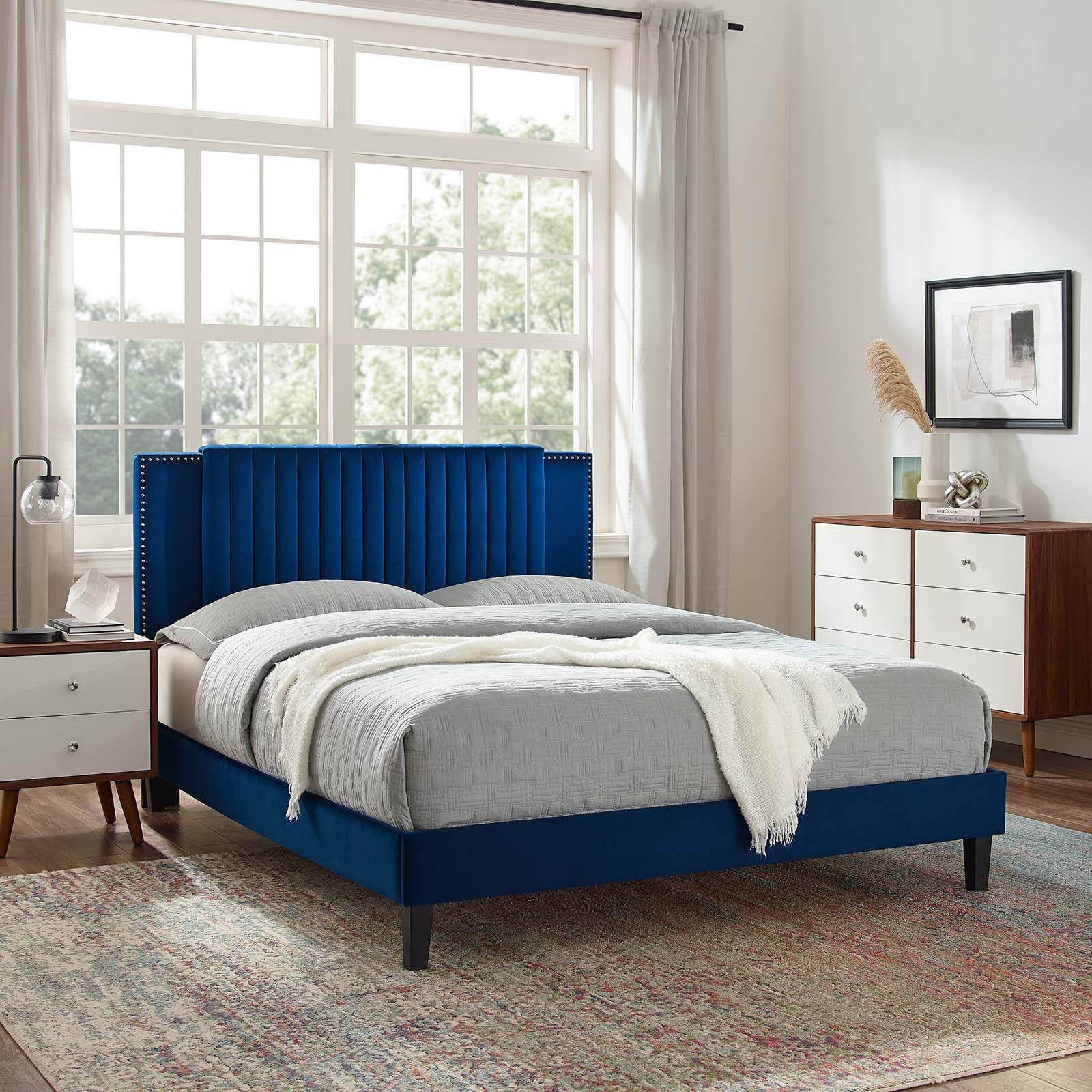 Zahra Channel Tufted Performance Velvet Twin Platform Bed By Modway - MOD-6986 - Image 24
