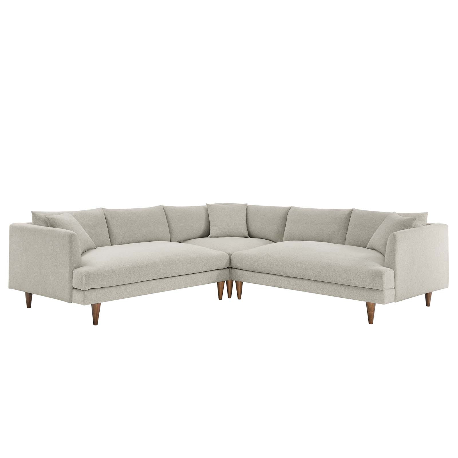 Zoya Down Filled Overstuffed 3 Piece Sectional Sofa By Modway - EEI-6613 - Image 7